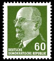 (1964-083) Марка Германия (ГДР) "Вальтер Ульбрихт"    Председатель Гос. совета II Θ